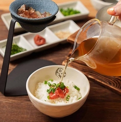 釜炊きご飯のドリップ出汁茶漬け