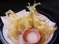 料理メニュー写真 芽子にんにくの天ぷら