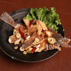 宗八カレイの特製香味醤油がけ