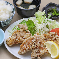 鶏唐揚げ定食