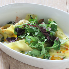 クリームチーズのラヴィオリ