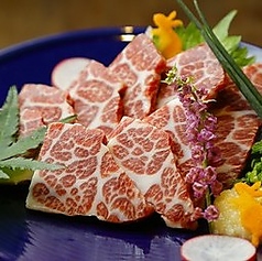 熊本産　霜降り馬刺し