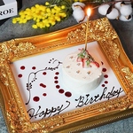 誕生日や記念日に！パティシエ特製額縁ケーキで演出☆彡