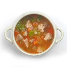 離乳食後期 キャベツとささみ、人参のトマト煮
