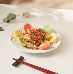 《揚物料理》　白身魚のフライ