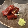 料理メニュー写真&nbsp;本鮪のトリュフ醤油漬け