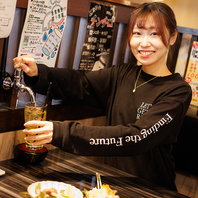 【個室も完備】金宮蛇口席。立ち飲み席・テーブル席アリ