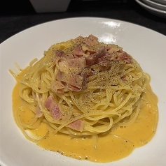 奥久慈卵のカルボナーラ