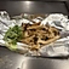 エリンギとゲソのバター醤油