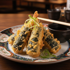 納豆の磯辺天ぷら