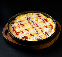 チーズオムレツ鉄板