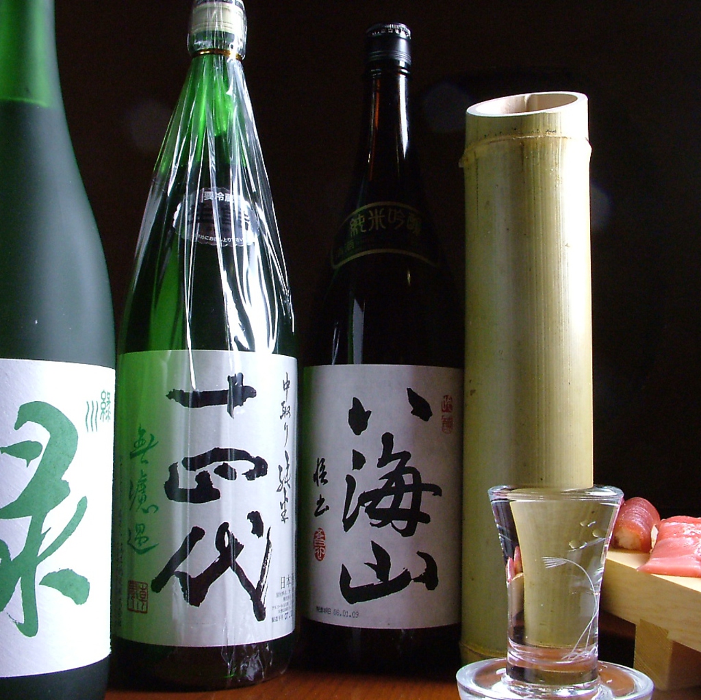 おすすめの日本酒、梅酒…も豊富。お気に入りの1杯を見つけて♪