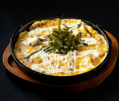 納豆オムレツ鉄板