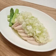 蒸し鶏葱ソ一スセット