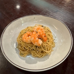 海老と大葉のオイルパスタ