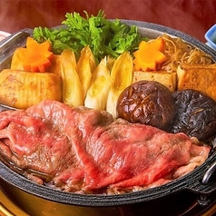 名物「佐賀牛の牛すきなべ」