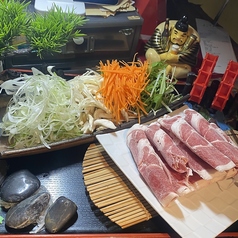 ラム肉しゃぶしゃぶセット（1人前）　2人前～