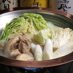 ★人気No.5・薩摩地鶏の水炊き~特製ポン酢ダレで頂く~