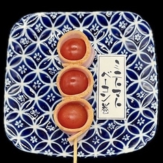 ミニトマトベーコン巻