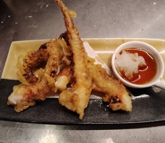 ゲソ唐揚げ おろしポン酢