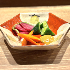 地野菜の麹漬け