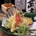 料理メニュー写真&nbsp;串天ぷら盛り合わせ（7本）