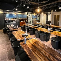 幹事様必見！カジュアルな雰囲気の店内で各種宴会に最適