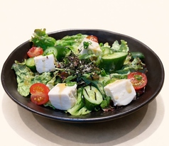 香る和風ごまダレj豆腐サラダ