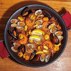 名物 魚介のパエリア
