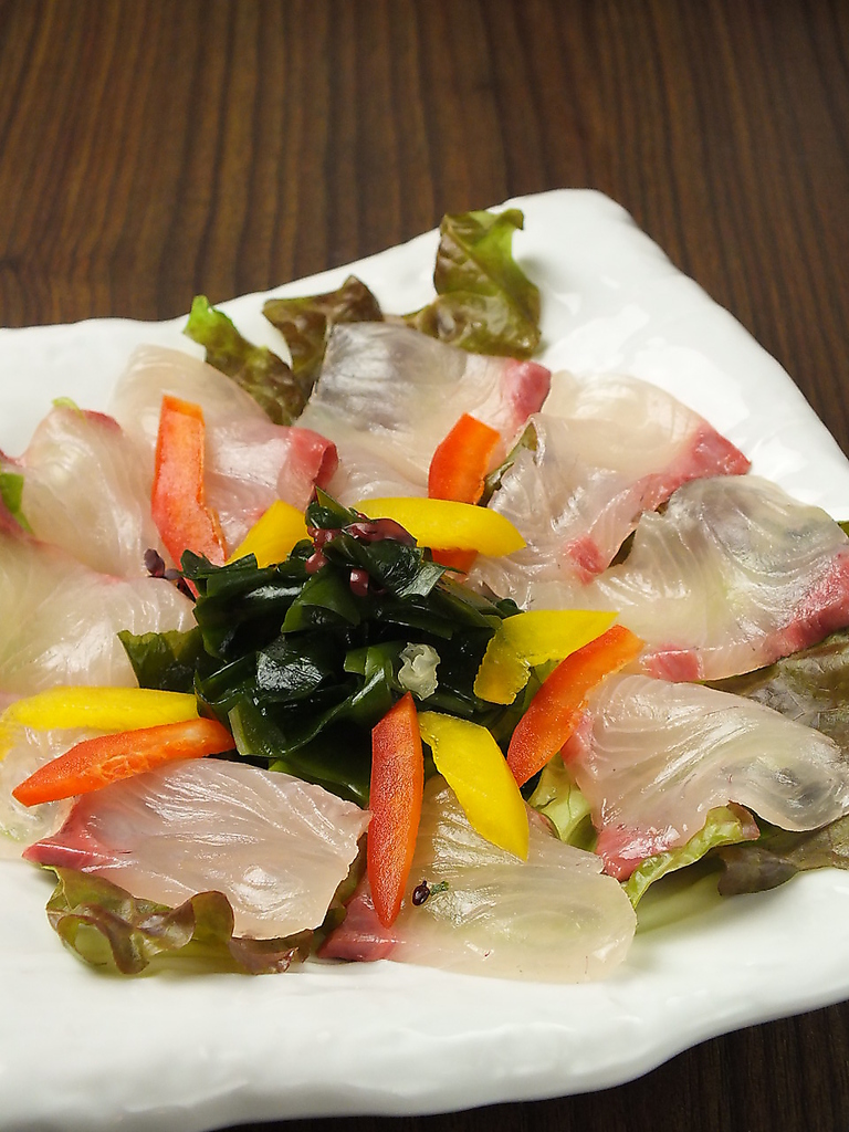 鮮度抜群！和のカルパッチョ