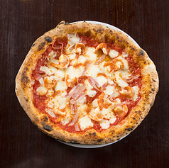 海老とベーコンとモッツァレラ　Shrimp and Bacon