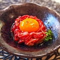 料理メニュー写真 【当店に来たら必食！】桜ユッケ