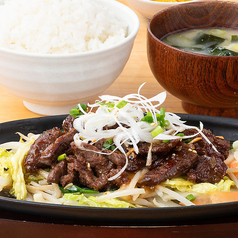 ＜特選定食：日＞牛ハラミ スタミナ焼き