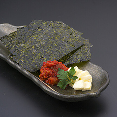 チャンジャとクリームチーズ