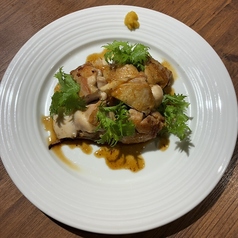 北海道産鶏もも肉の柚子胡椒焼き