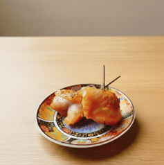 鶏ももの昆布じめ串