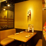 お席の種類も多数ございます。明るい雰囲気で、会話も弾みます♪