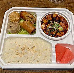 麻婆豆腐と点心弁当