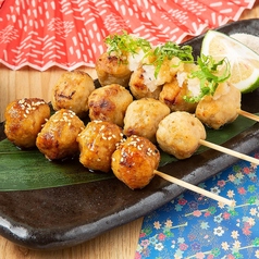 ハーブ鶏使用つくね串3種盛り