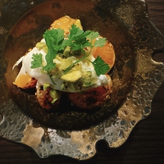 炙り蜜柑とマスカルポーネ　アマレットのソース