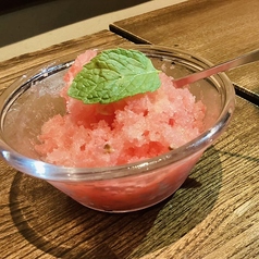 スイカのシャーベット