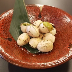 殻付き塩煎り銀杏