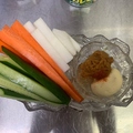 料理メニュー写真&nbsp;野菜スティックwith自家製味噌マヨネーズ