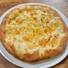 リンゴと蜂蜜のピザ