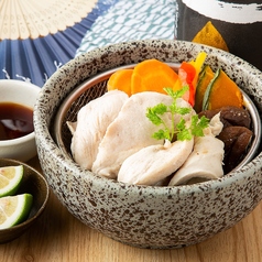 豊後鶏と野菜の別府風地獄蒸し