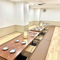 大人数宴会向けの掘りごたつ