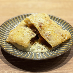 日光湯葉の揚げ巾着 ~尾崎牛ラグーソース~