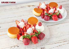 完熟いちごのパンケーキ