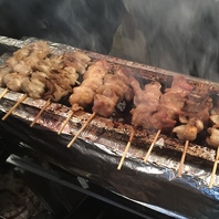 備長炭で焼く自慢の串焼きと相性抜群のドリンク