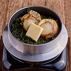 ホタテと海苔のバター釜飯